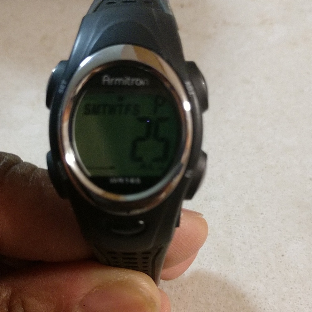 Armitron Sport Unisex 45/7034blk Stainless Steel A